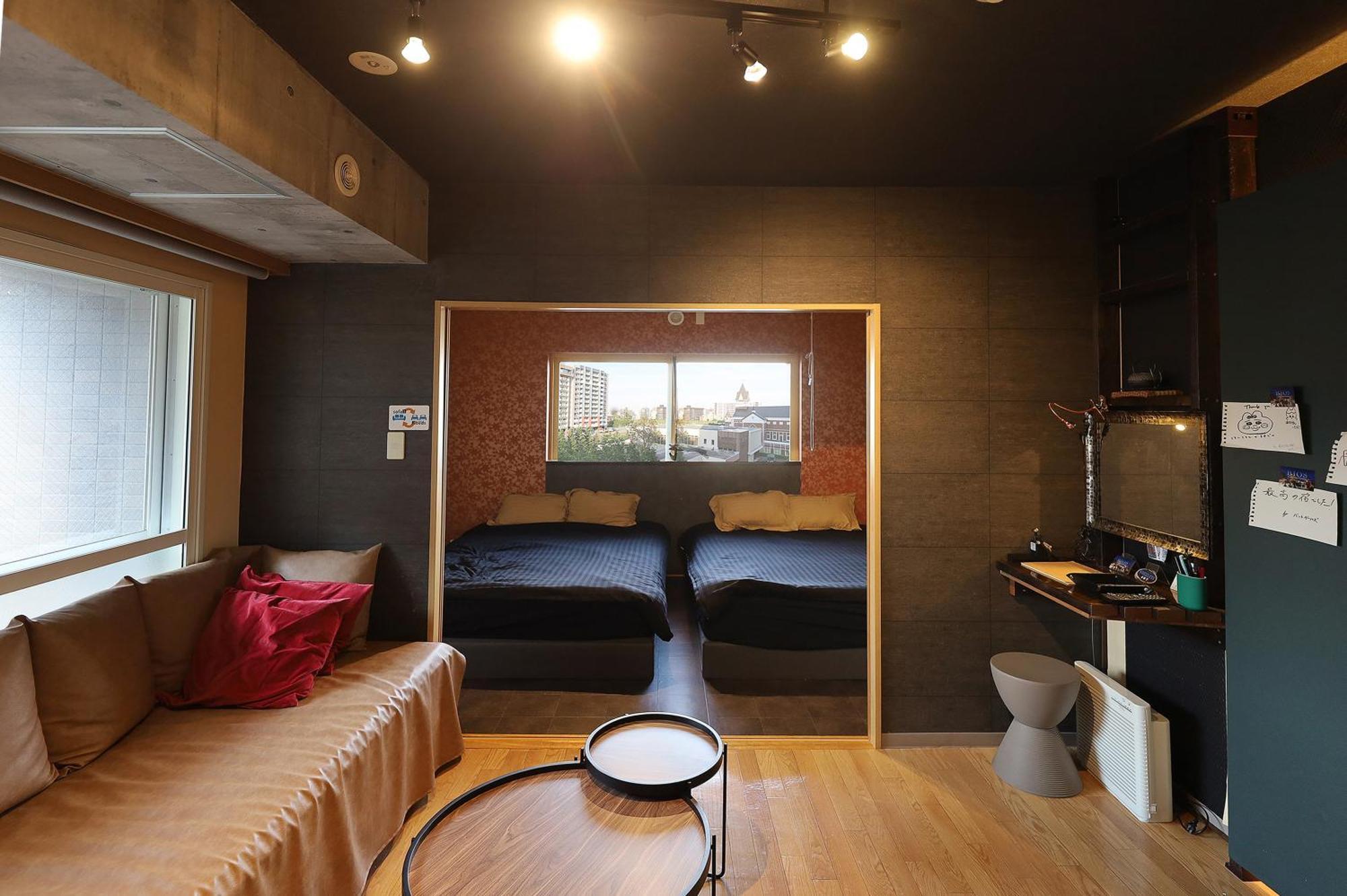 Biosvilla522-Sapporo Susukino Night- 1Room W-Beds2&S-Beds2 6Persons Екстер'єр фото