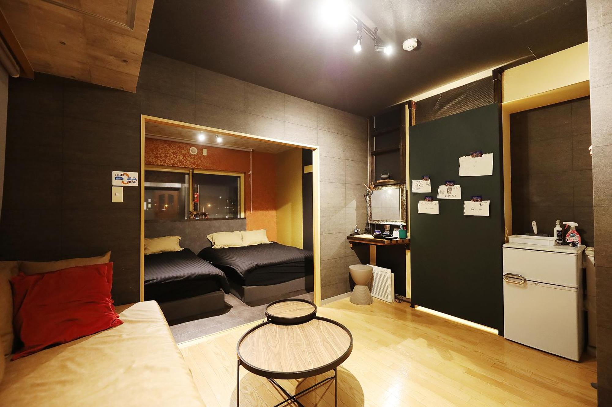 Biosvilla522-Sapporo Susukino Night- 1Room W-Beds2&S-Beds2 6Persons Екстер'єр фото