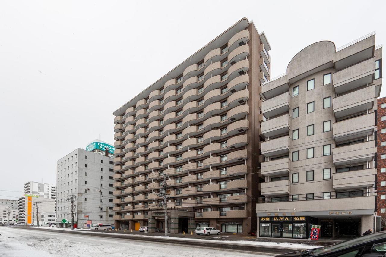 Biosvilla522-Sapporo Susukino Night- 1Room W-Beds2&S-Beds2 6Persons Екстер'єр фото